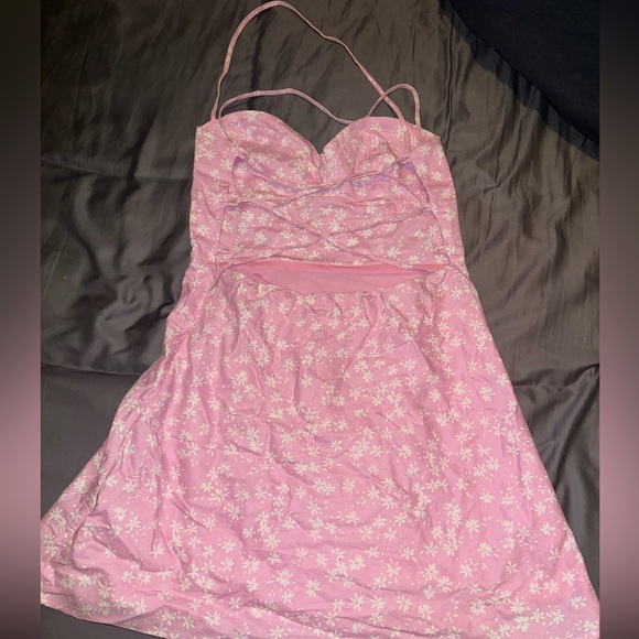 Arden’s spring summer dress size Large runs small A line open back worn once - Picture 2 of 3